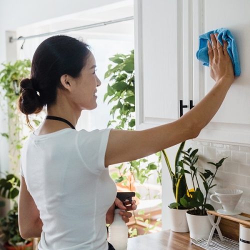 Sweating While We Clean For You